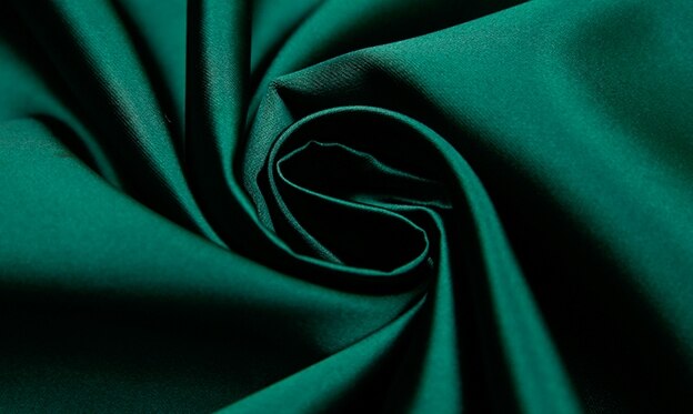 Satin Plain fabric brocade fabrics rayon material for sewing fabric for DIY: Dark green