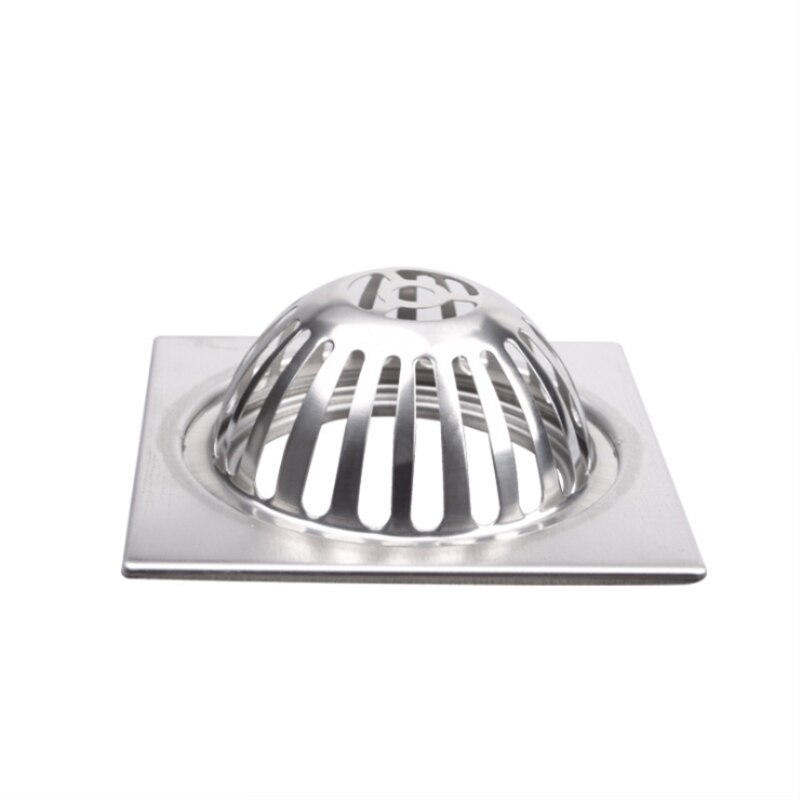 1 st Rvs Balkon Afvoerputje Vierkante Ronde Draad Tekening Rechte 90-110 Pijp Afvoerputje