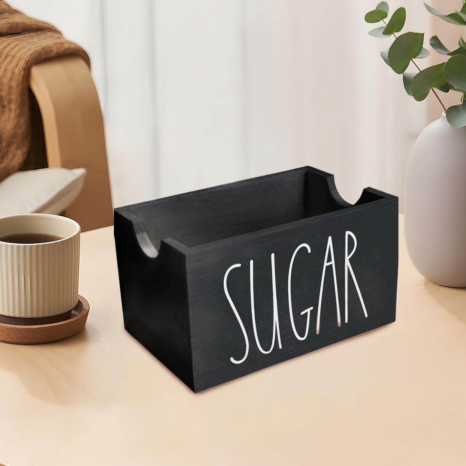 Drewniany pojemnik na cukier w saszetkach, pudełko robić przechowywania torebek herbaty, organizer na kapsułki robić kawy robić restauracji, hotelu, na ladę, robić baru kawowego.