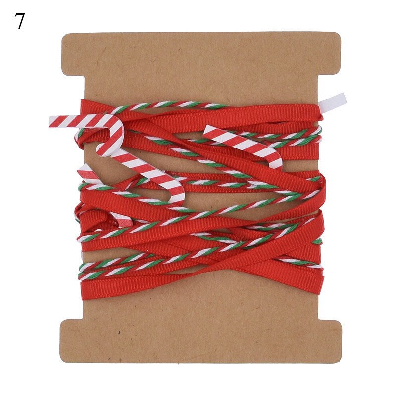 5 Meters Christmas Ribbon Decoration For Tree Bead Chain Ribbon Christmas Tree DIY Xmas Decor Home Ornaments Year: 7