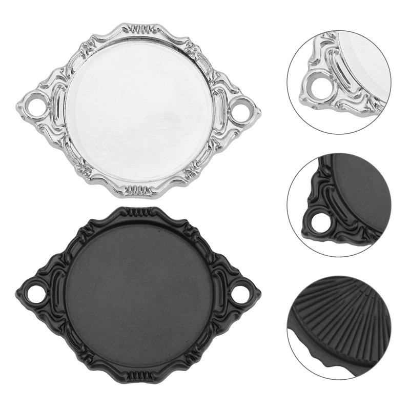 2 stücke Mini Haus Kuchen Platte Modell Lebensechte Interessant Backen Platte Modell Mini Kuchen Platte