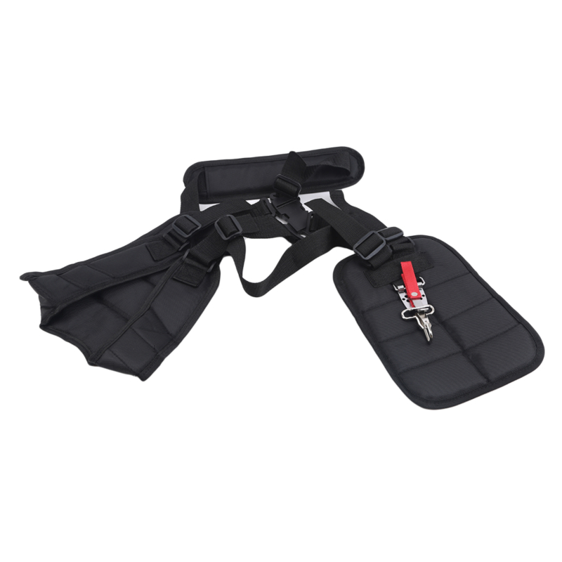 Black Grass Cutter Accessories Double Shoulder Strap Harness For Brush Cutter With Confortable Shoulder Padsleg Prote: Default Title