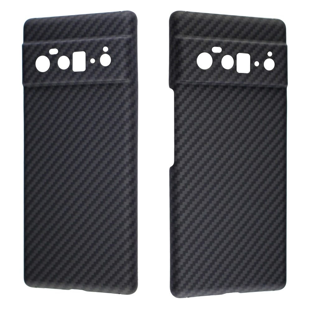 Ytf-Carbon Echt Carbon Case Voor Google Pixel 6 Pro Case Fijn Gat Camera Anti-Val Cover pixel 6 5G Aramid Fiber Shell