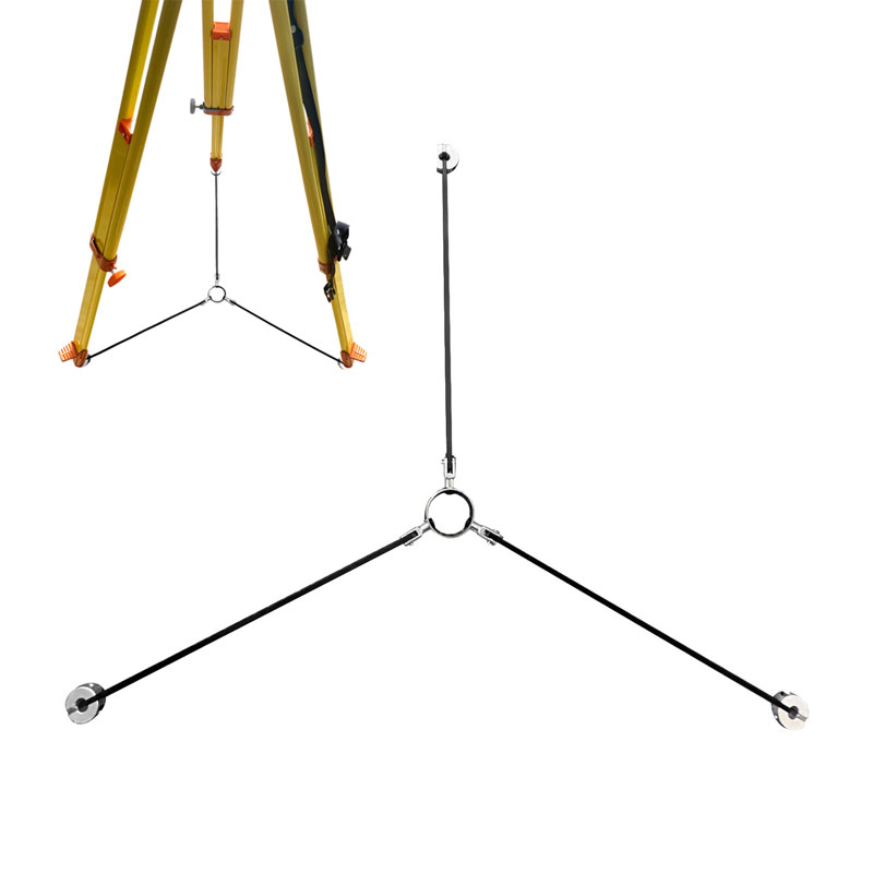 Tripod Floor Guide Star Foldable Stabilizer Surveying Tripod Prism Pole For Total Station