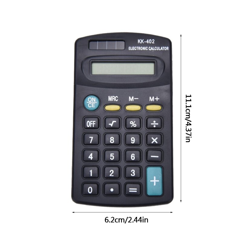 8 Digits Standard Electronic Calculators Battery Powered Calculator with Large LCD Display for Office Home School Use