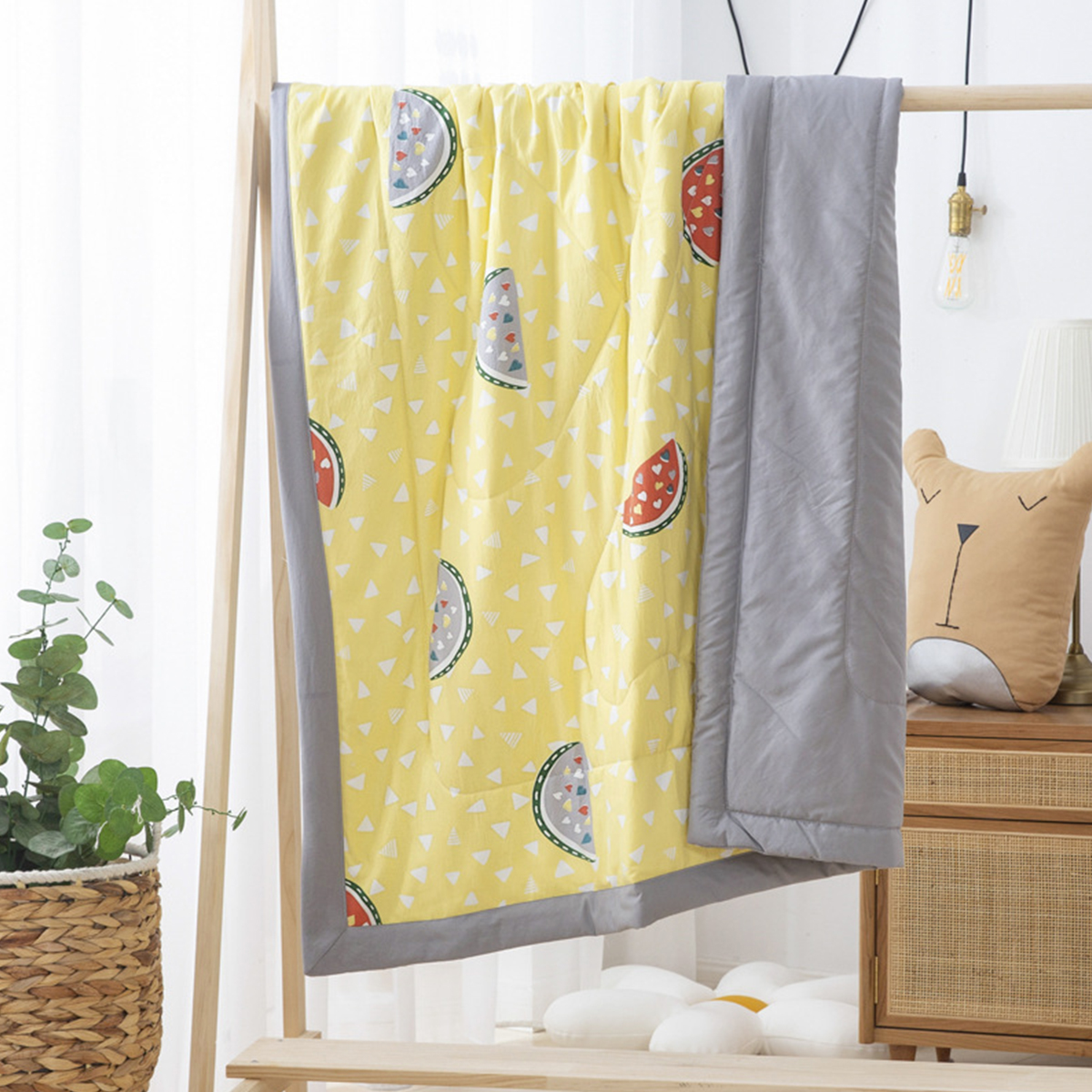 Manta suave y cálida para bebés, colcha de dormir de doble cara para niños y niñas, juego de cama de algodón sólido