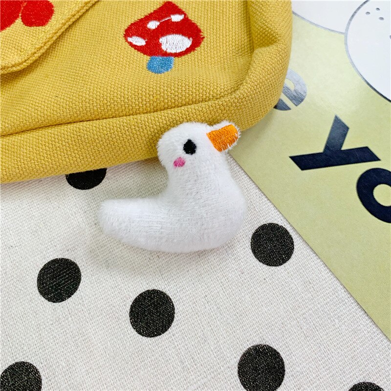 Nette Karikatur Weiße Ente Metall Emaille Brosche Persönlichkeit Modische Ente Abzeichen Stift modisch schick freundlicher Kleidung Rucksack Jewe: 15