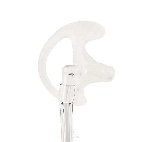 6pcs silicone earloop earmolds orelha molde para fones de ouvido tubo de ar acústico, fone de ouvido rádio em dois sentidos, walkie talkie fone de ouvido claro