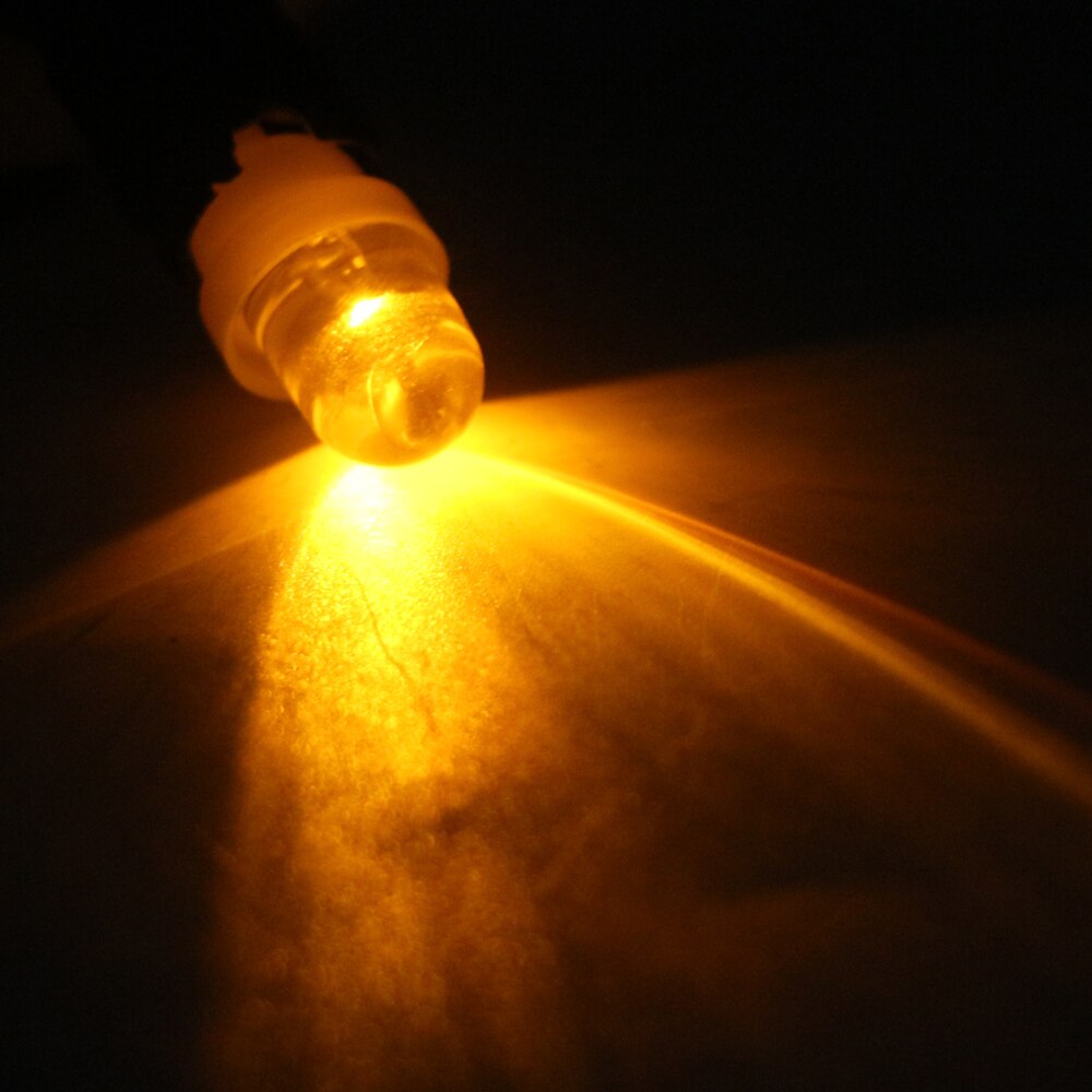 10pcs 6 Volt Led Bulb Pinball R Lens T10 W5W 2825 158 192 168 194 Lights 6V 6.3V Transparent Lens White Blue RGB Red Green Amber: Yellow