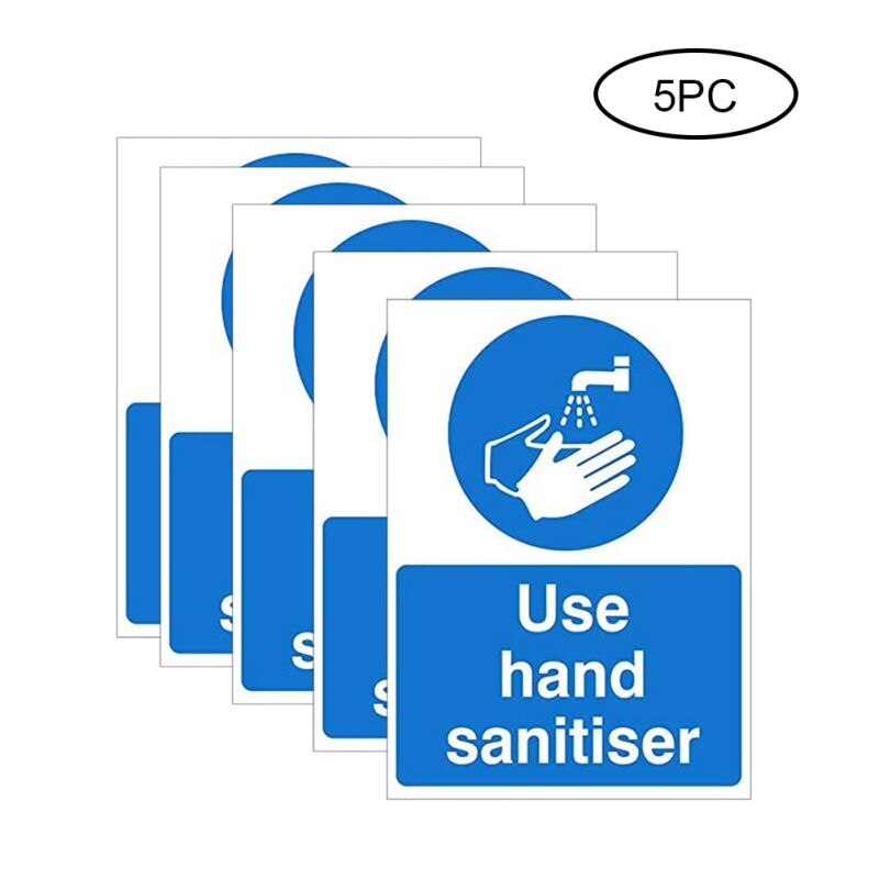 Sticker Signs 15x20cm Toilet Waterproof PVC Sticker Signs For Dressing Room In Public Places Bathroom Reminder Stickers: 5