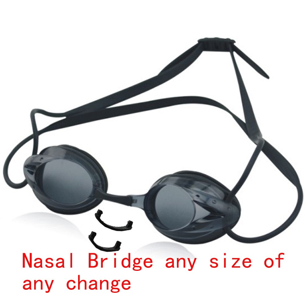 Heren dames wedstrijd zwembril anti-condens uv-bescherming zwembril waterdichte zwembril