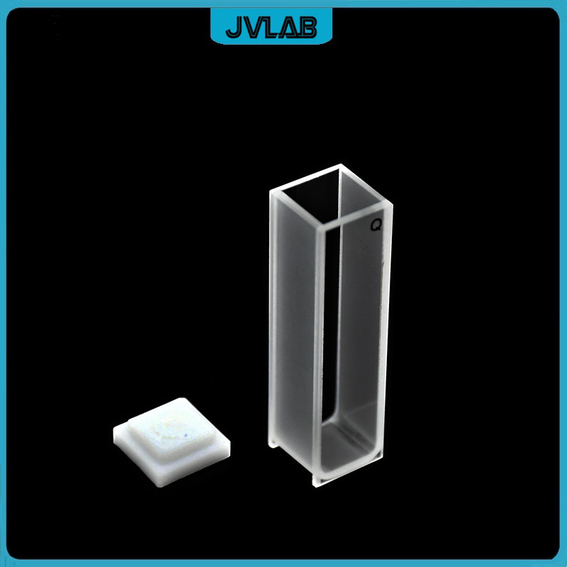 Quarz Küvette (Flüssigkeit Sonde Zelle) Absorption Zelle 10mm, Sauerei Reflektiert Licht Küvette 2 stücke/pk