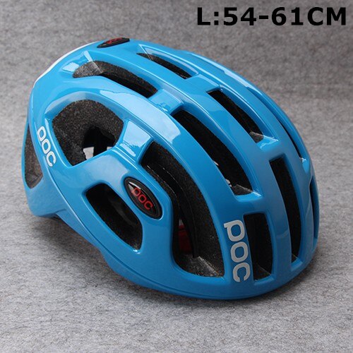 Ultralight Cycling Helmet Unisex Integrally-molded EPS Road Helmet MTB Mountain Bicycle Helmet Safety Cycle Bike Comfort Raceday: blue L