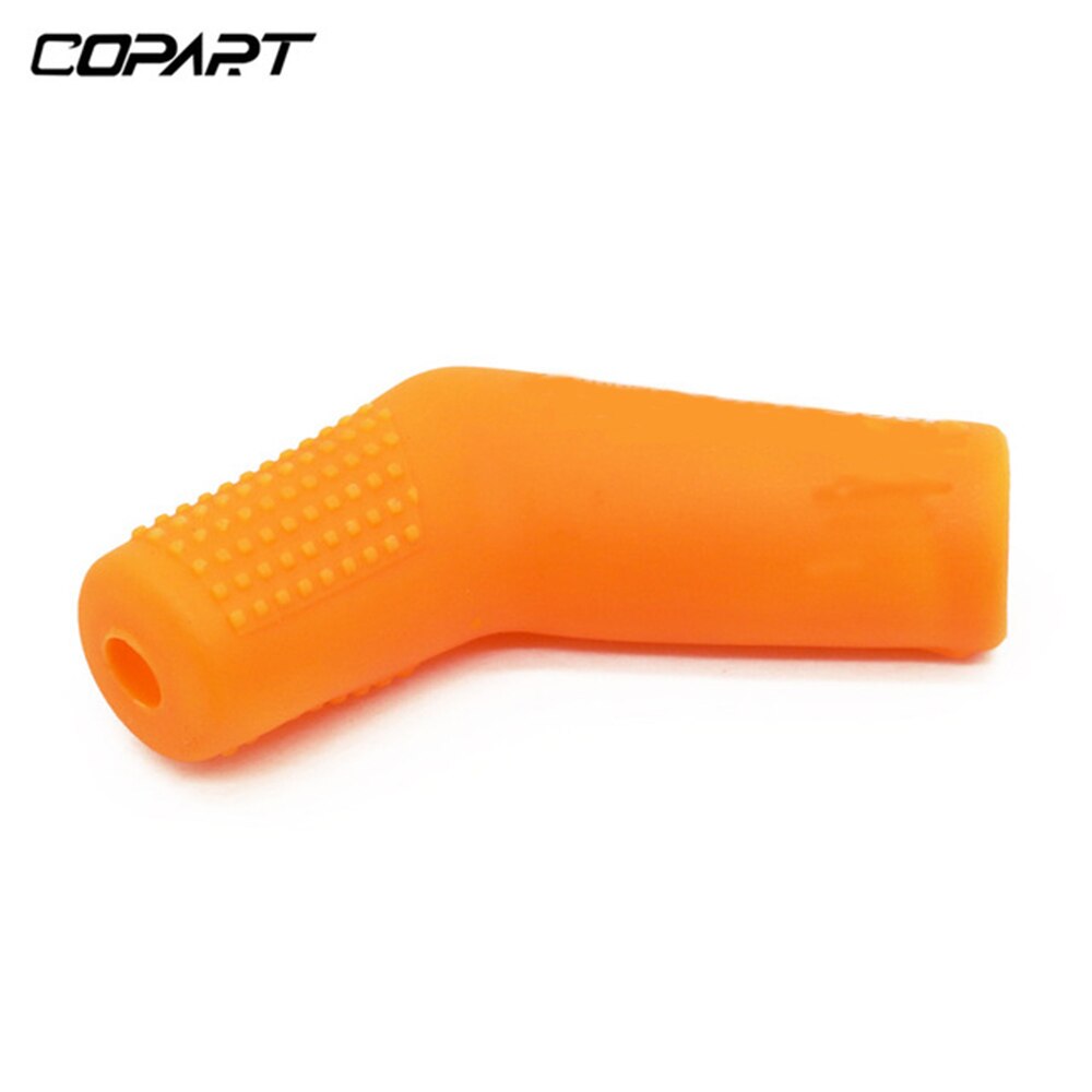 Motorrad Schalthebel Schuh Schutz Gas Motorrad Ersatz Teile Universal- Hebel Schutz Moto Gummi Schalthebel Getriebe Abdeckung: Orange
