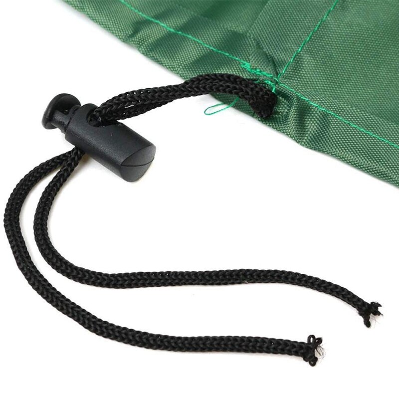 Osłona piaskownicy, kwadratowa, pyłoszczelna osłona piaskownicy ze sznurkiem, wodoodporna piaskownica przykrycie na basen, zielona, 120x120cm