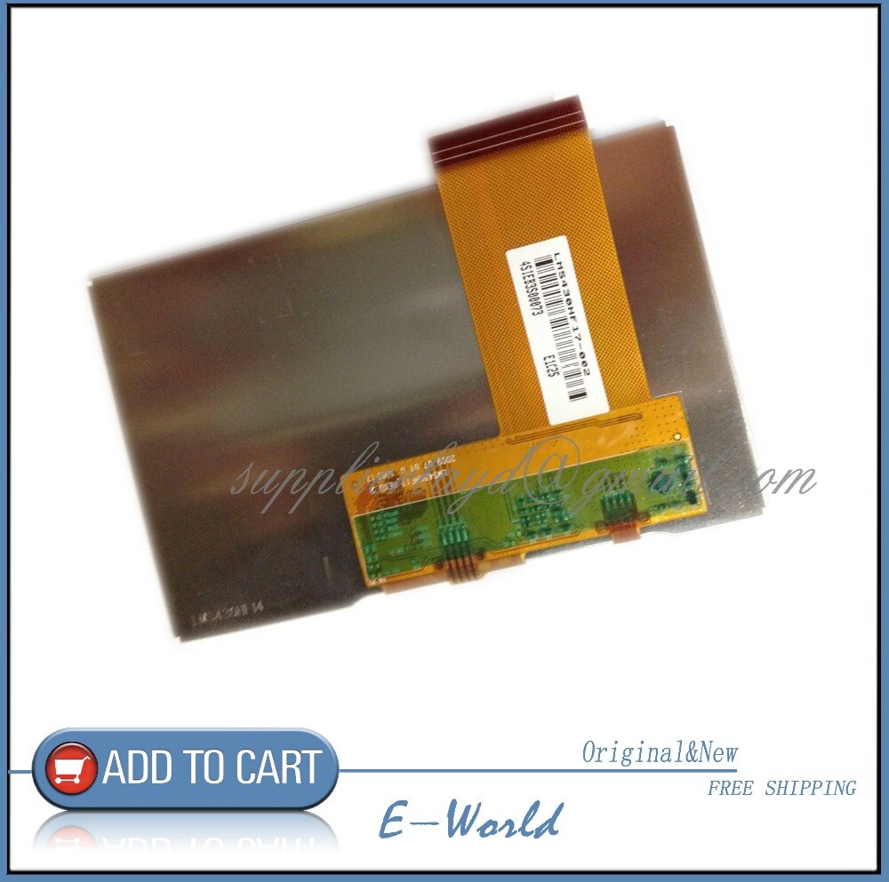 Voor 4.3 inch LMS430HF17-002 LMS430HF17 lcd-scherm met touch screen digitizer TomTom GPS, GPS LCD