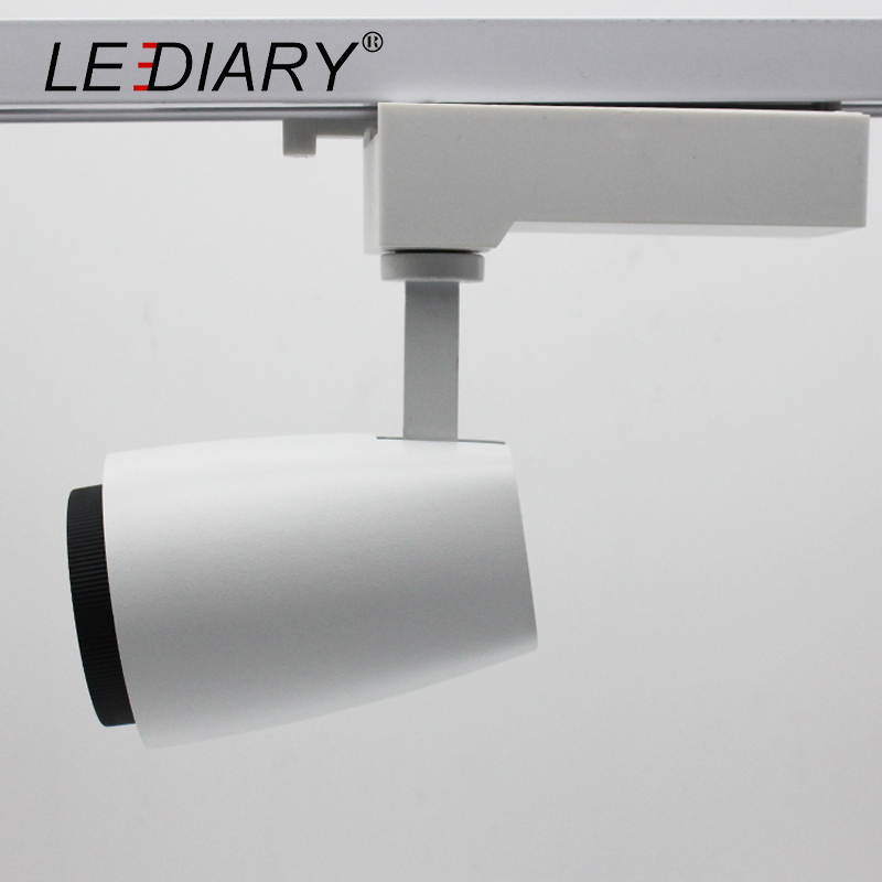 LEDIARY LED ajustable lámpara 15W 220V 240V Illuminazione un Binario luces de la pista ferroviaria para tienda exposición Oficina