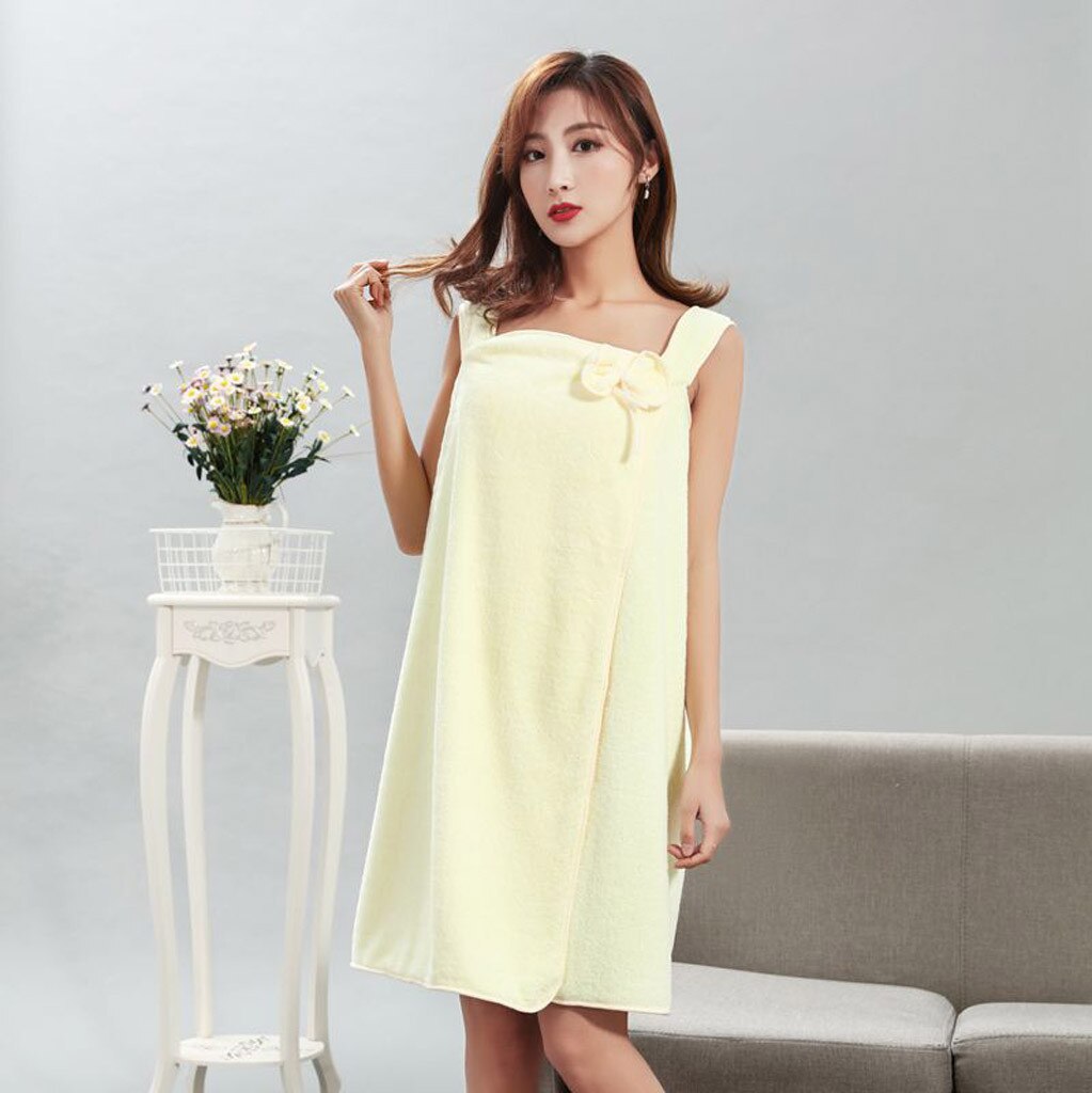 Bath Towels Lady Girls Wearable Fast Drying Magic Bath Towel Beach Skirt Bathrobe Sleepwear Bridesmaid Robes