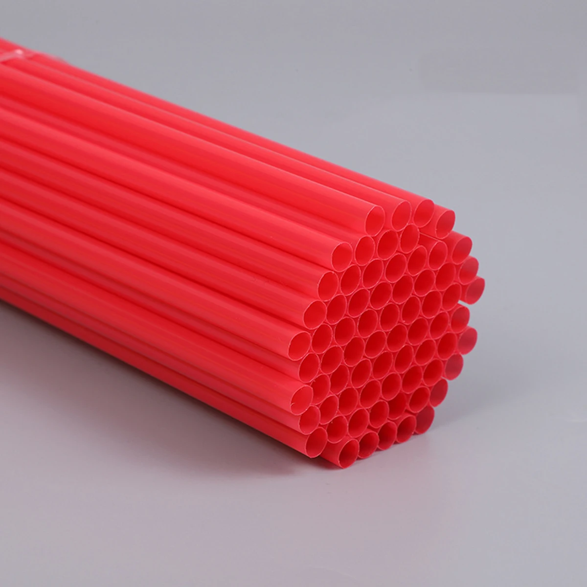 100pcs-26cm Straws Milkshake Straws Smoothie Straws Beverage Thick Straw For Boba Tea Milkshake Bar Accessories: Red
