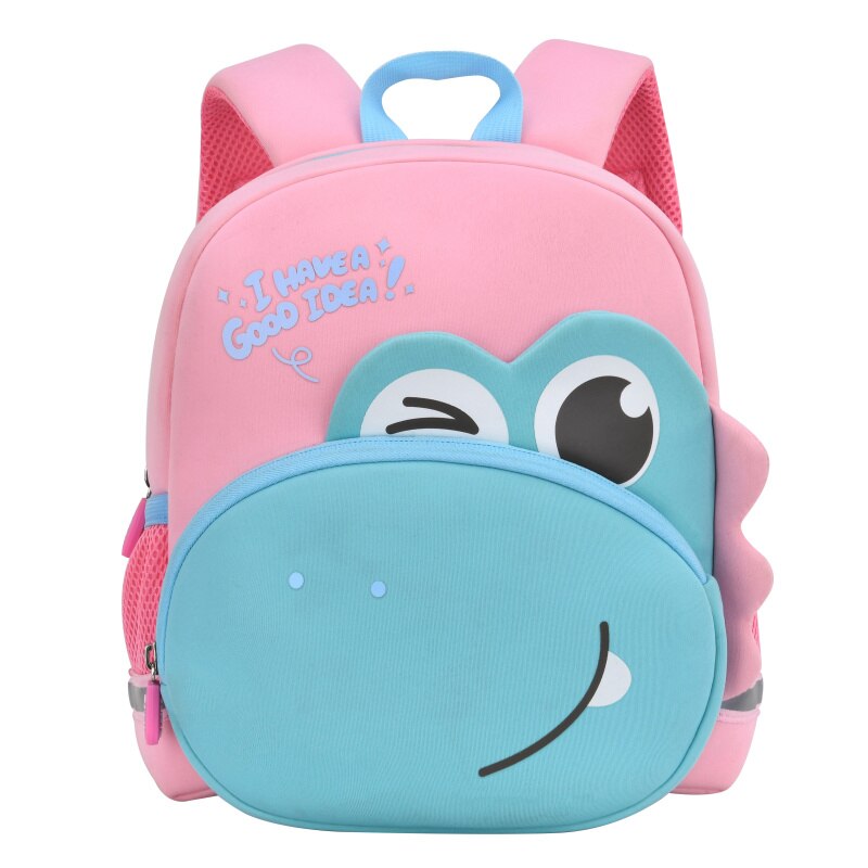 GREATOP-Mochila con dibujos de dinosaurios en 3D para niños y niñas, morral escolar para niños pequeños de 2 a 5 años