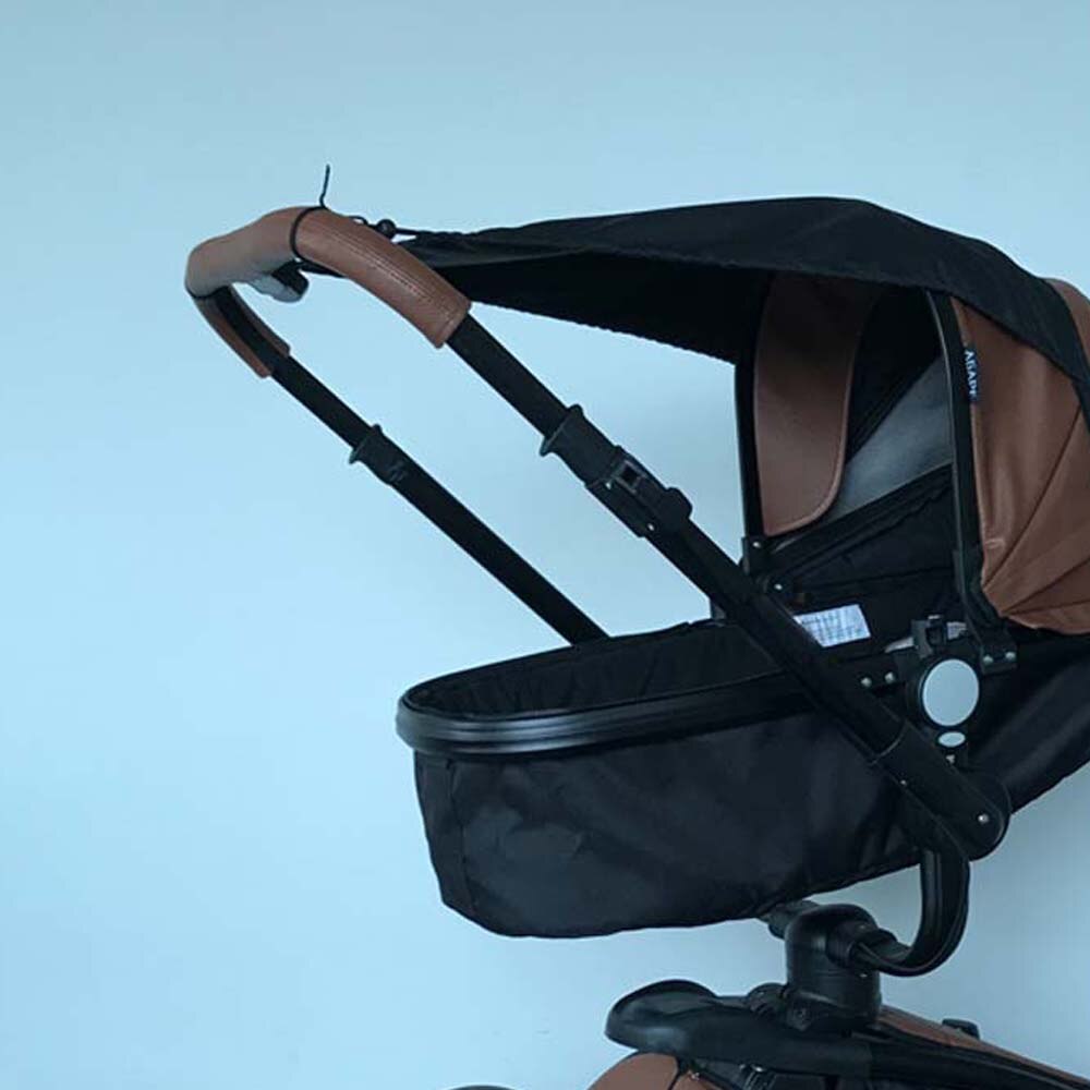 Universal baby klapvogn solsejl anti-uv vandtæt vogn solskærm baldakin til barnevogn tilbehør 30*50*67 cm
