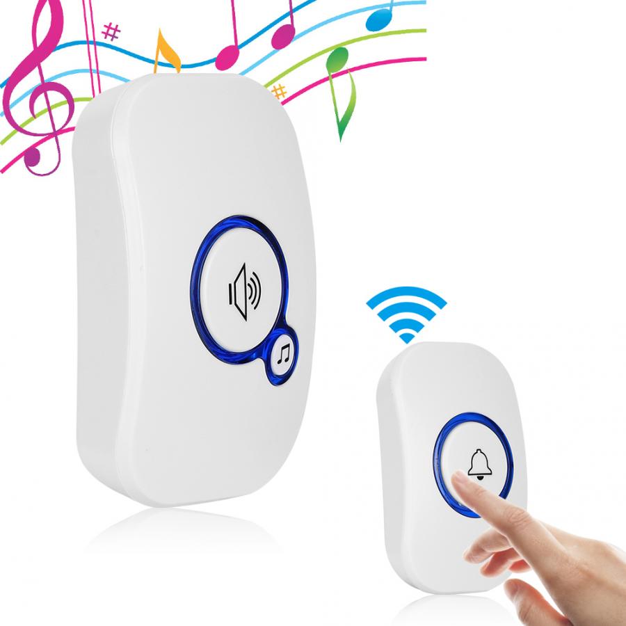 Smart Wireless Welkom Deurbel Home Security Alarm 100-220V Eumultipurpose Deurbel