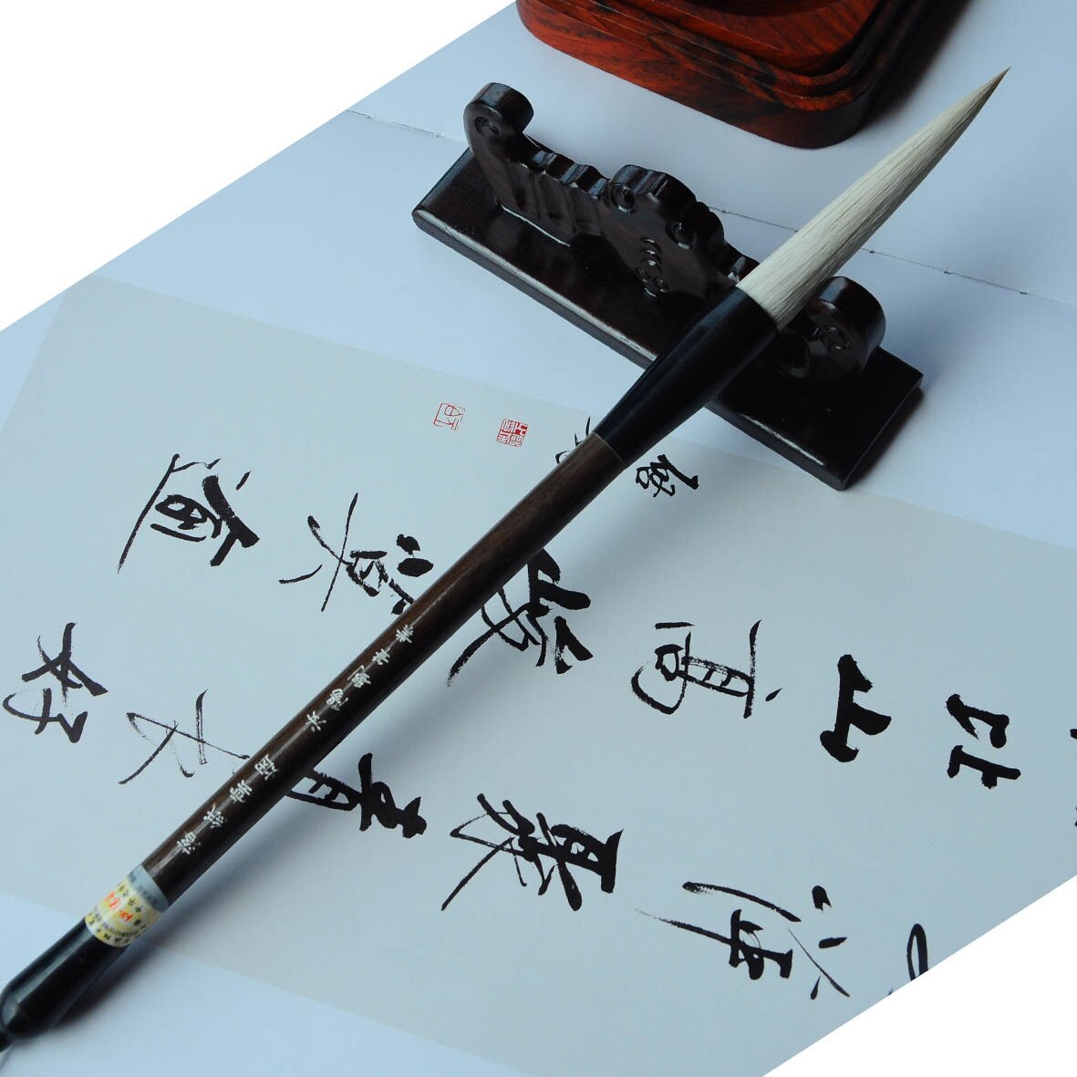 RuyangLiu woolen writing brush for running script cursive regular script calligraphy brush painting supplies
