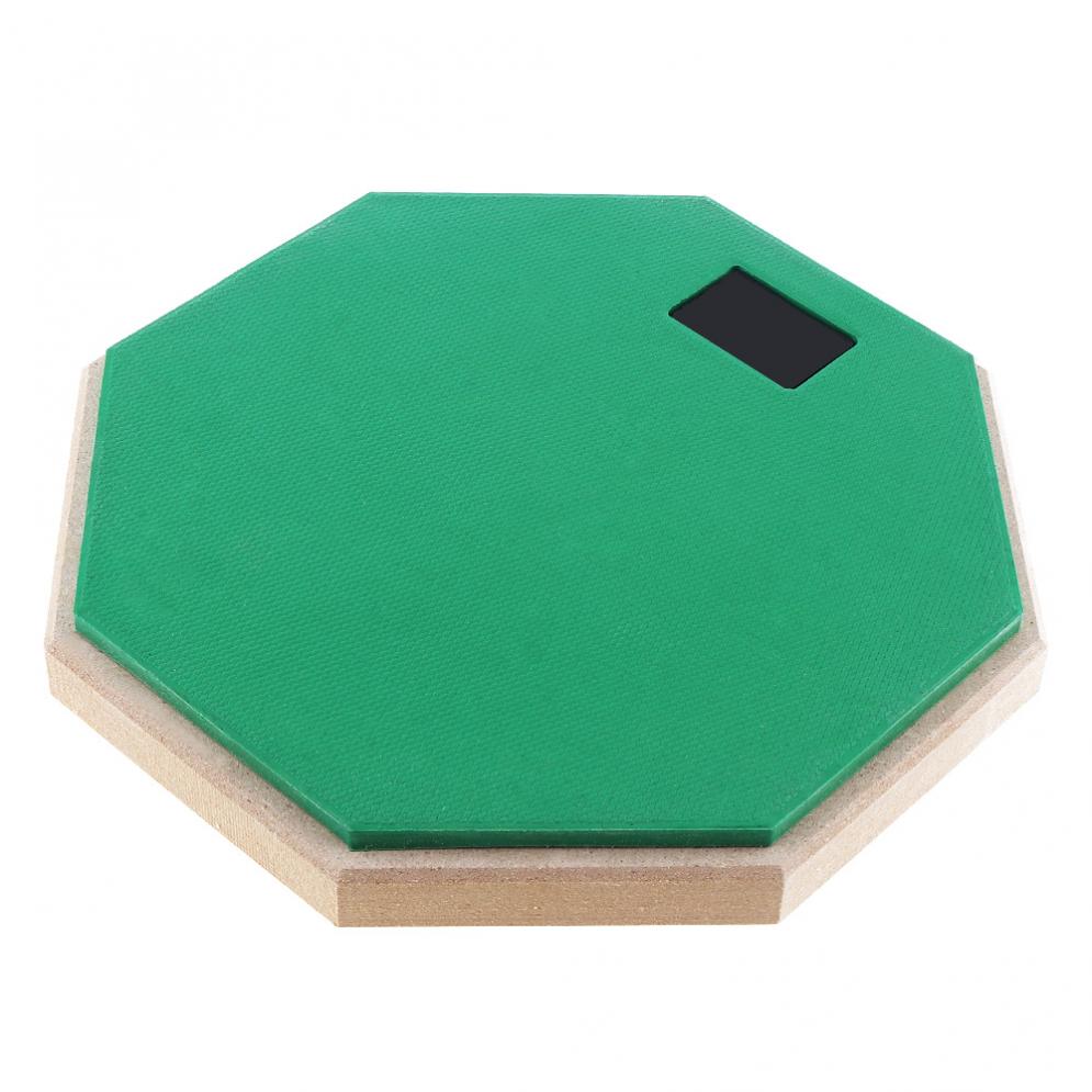 8 Inch High Rubber Wooden Dumb Drum Practice Training Drum Pad for Jazz Drums Exercise with 3 Colors Optional