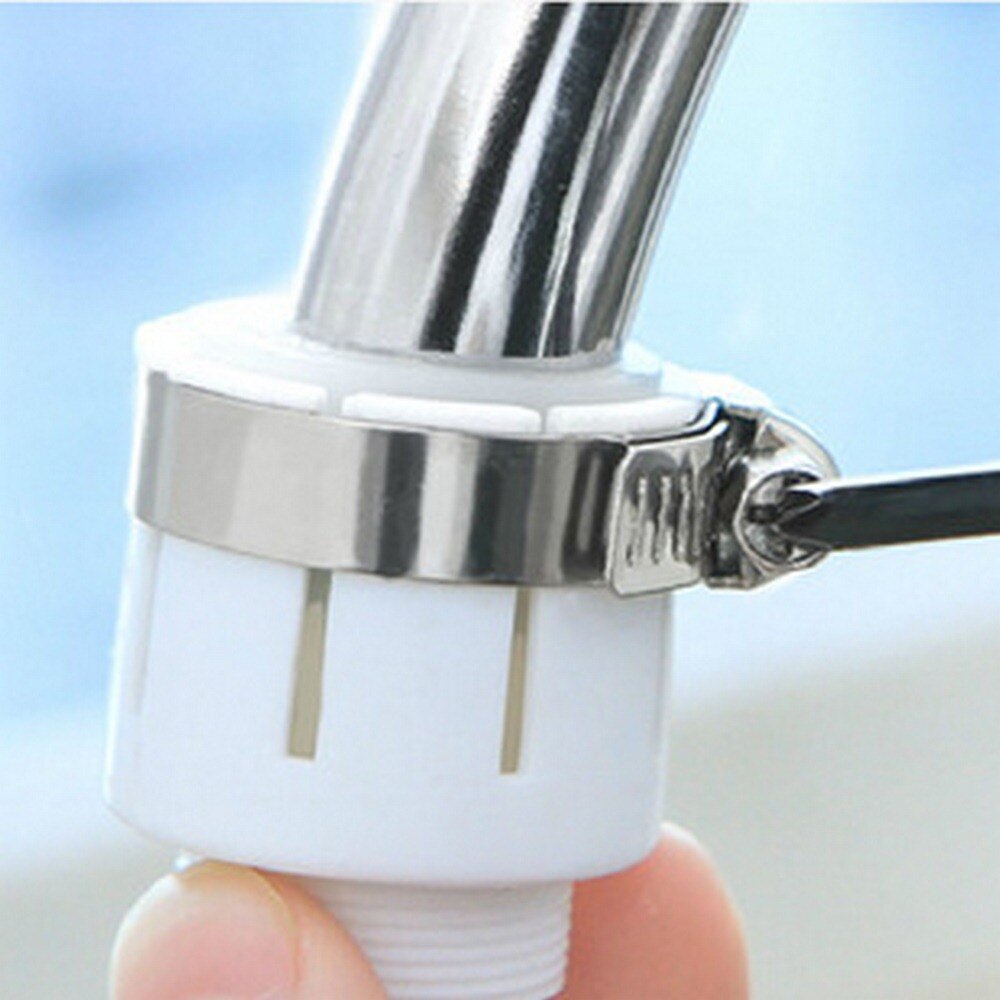 Køkkenhane konverter tilslutningsrør vand højtryksdyse tap adapter spray roterbart tilbehør badeværelse brusebad: Default Title