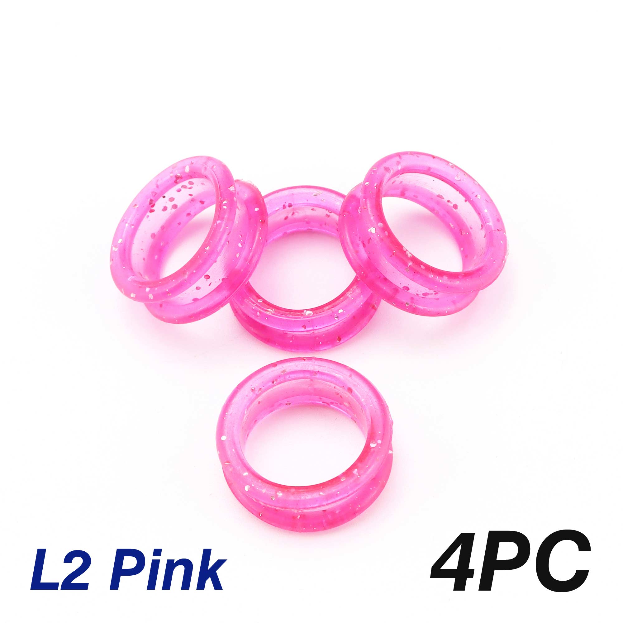 Silicone hair scissors, soft silica gel scissors for any scissors, accessories to hold: L2-4PC