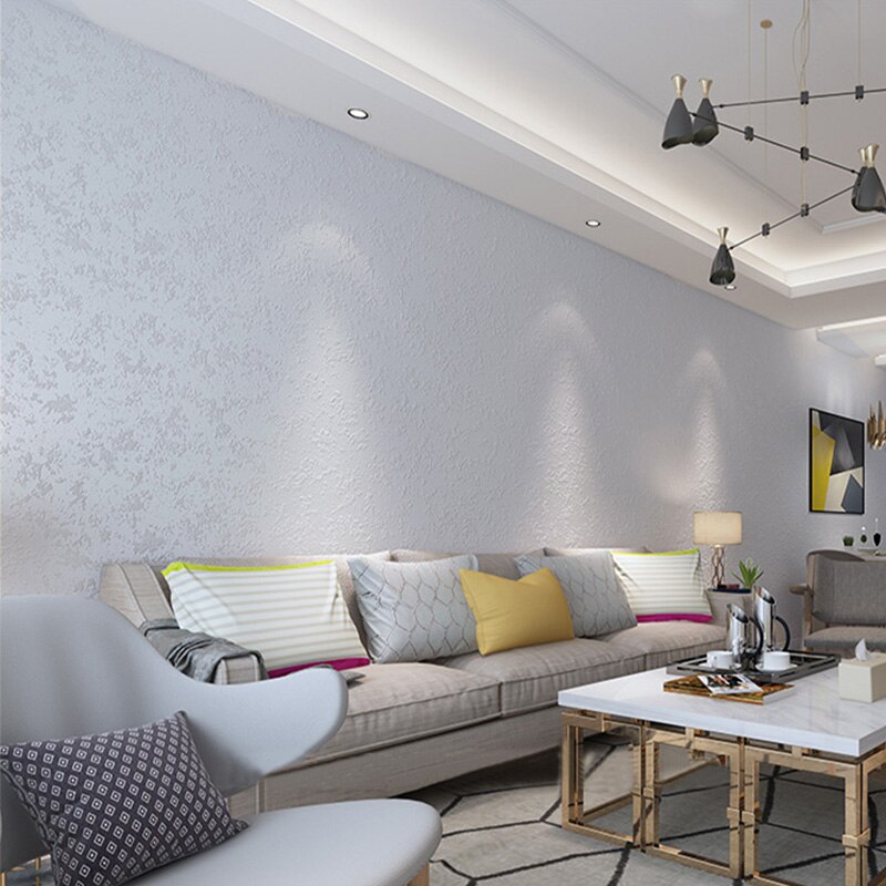 Grijs 3d Victoriaanse Damast Reliëf Behang Roll Home Decor Woonkamer Slaapkamer Bekledingen Zilveren Bloemen Luxe