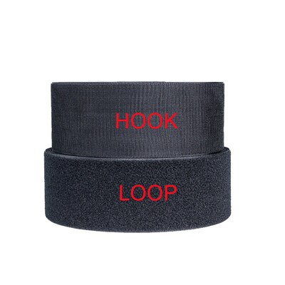 Velcros – bande de fixation velcro sans adhésif, 10CM, bande de fixation magique pour Couture, sangle Velcroing, vêtements, accessoires de Couture: black hook and loop
