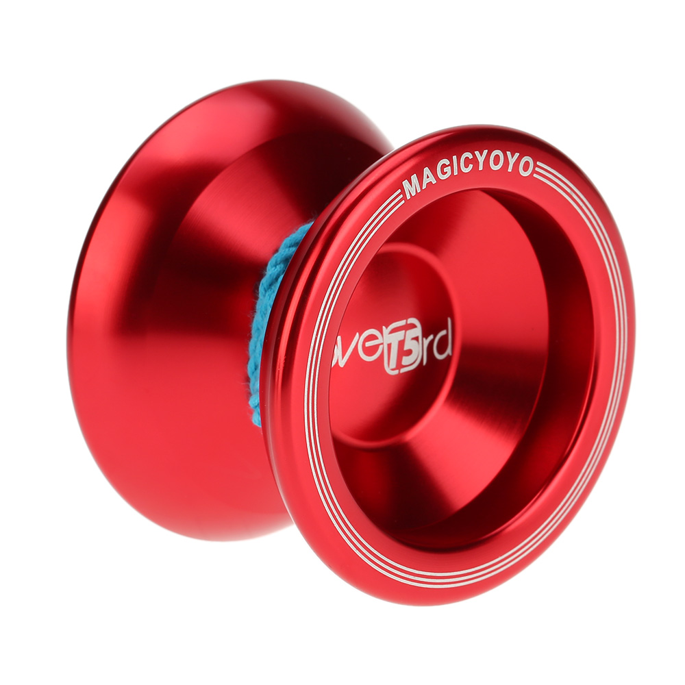 Professionale Magic Yoyo T5 Overlord Lega di alluminio Metallo Yoyo 8 sfere KK Cuscinetto con corda per bambini Ragazzi Giocattoli