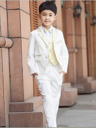 Conjunto de ropa para niños, traje de cumpleaños de informal, trajes formales de boda para niño, Blazers, conjunto de 5 uds. F 1004, venta al por menor: 6