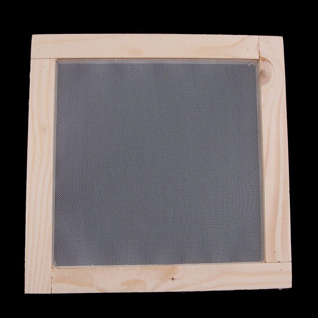 Handmade Paper Art Crafts Screen Frame Ancient Paper Making Method Wooden Paper Making Crafting Papermaking Mould Frame Screen