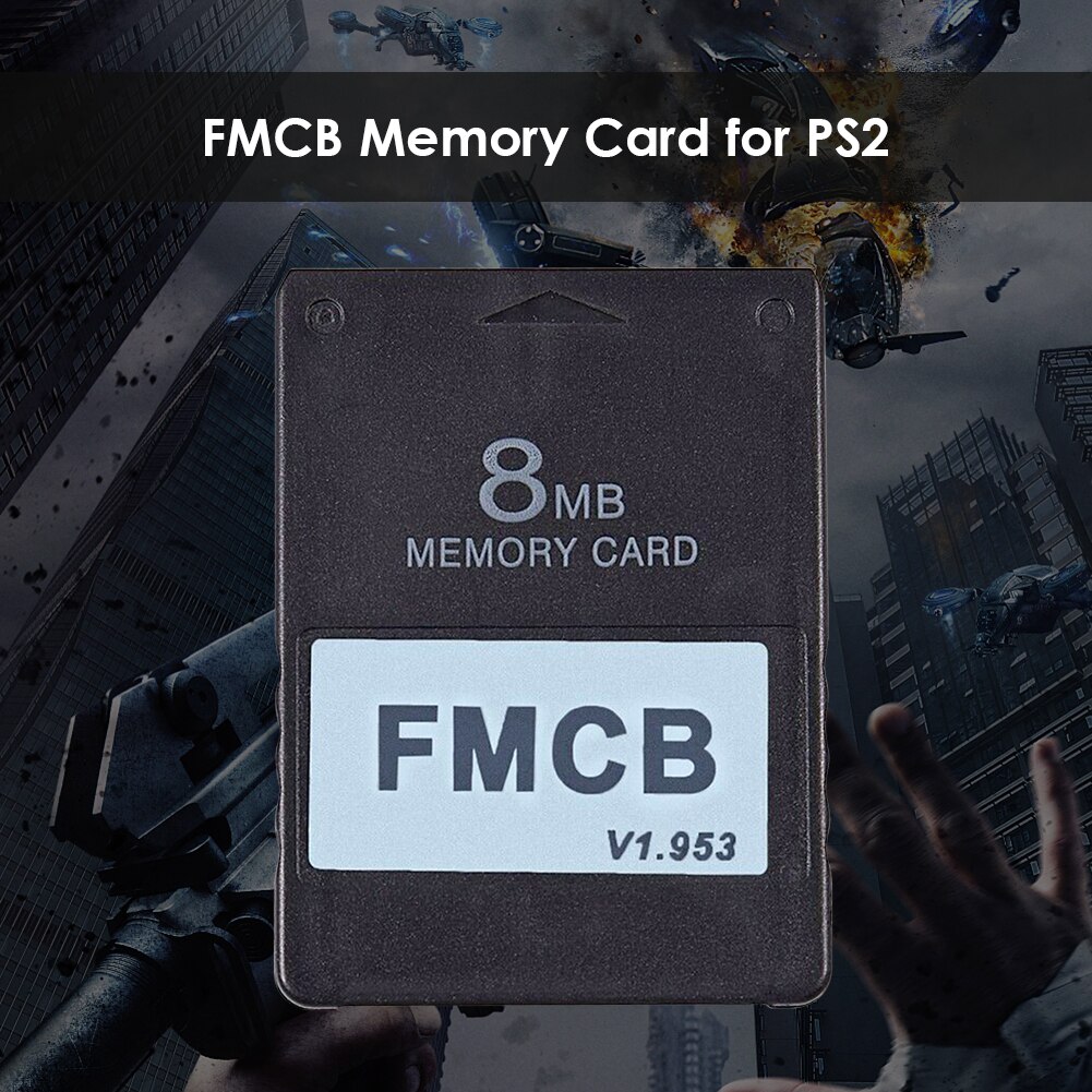 100% Originele Fmcb Gratis Mcboot Kaart V1.953 Voor Sony PS2 Playstation2 Ps 2 Console 8Mb/16Mb/32Mb/64Mb Geheugenkaart Opl Mc Boot