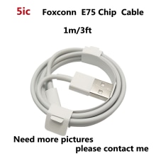 10 Stks/partij 5ic E75 Met Originele Doos Usb Kabel Opladen Kabels Voor Ik 6S 7 8 X Xr xs Max Mobiele Telefoons