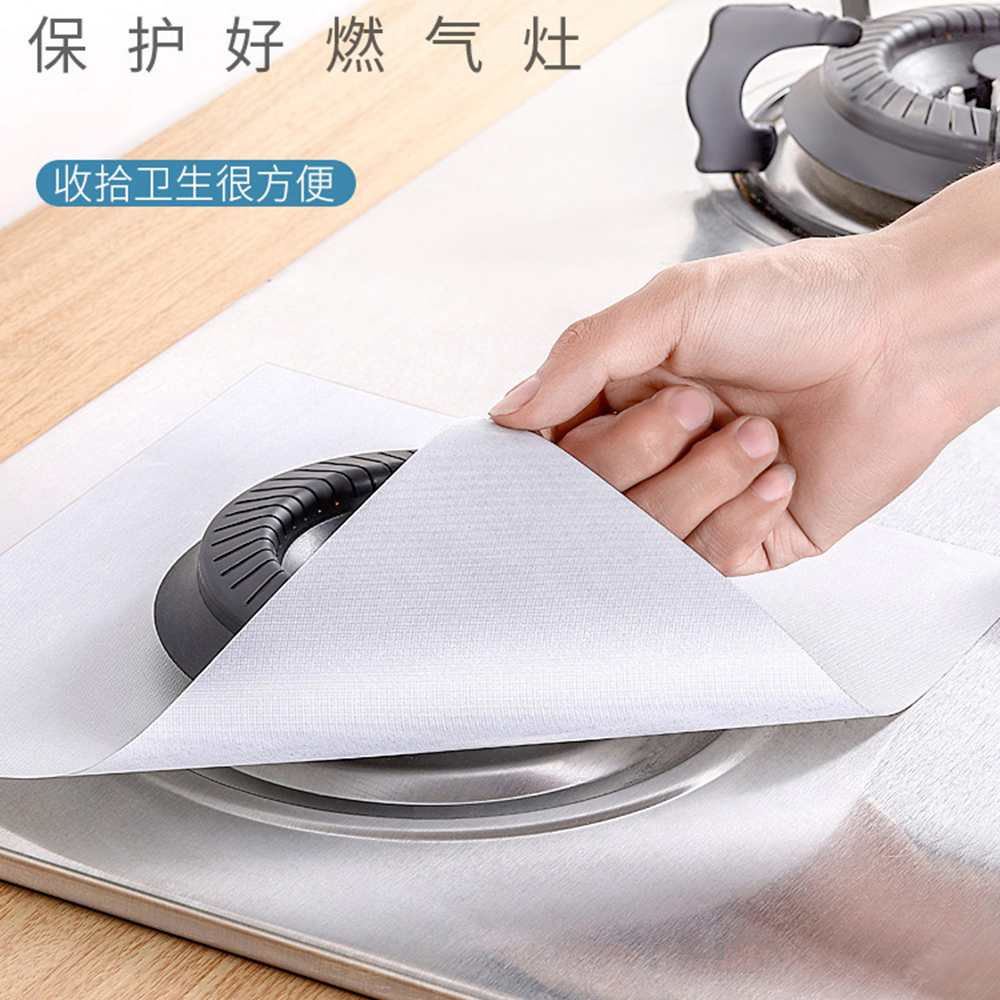 Stove Protector Cover Liner Gas Stove Protector Gas Stove Stovetop Burner Protector Kitchen Accessories Mat Cooker Cover 2/4PCS