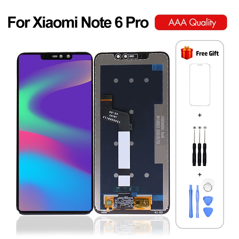 Voor Xiaomi Voor Redmi Note 6 Pro Lcd Touch Screen Digitizer Vergadering Voor Redmi 6A Display Met