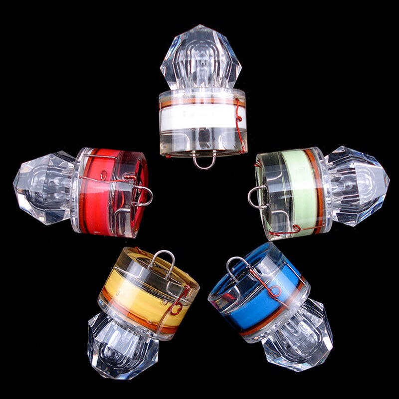 Mini LED Underwater Night Fishing Light Lure Fish Finder Lamp Attracts Prawns Squid Krill for Attracting Fish LED Underwater