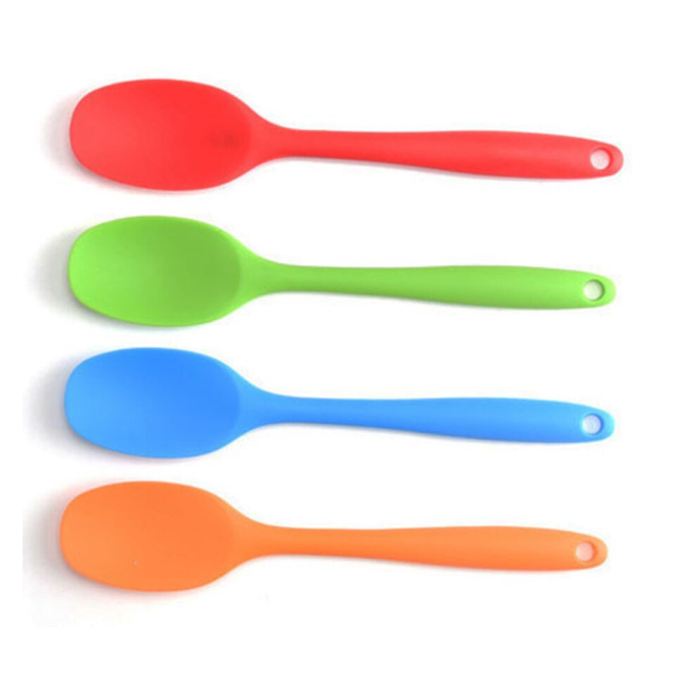 Silikoneske 28cm alt-i-én bageværktøj øse til at beskytte non-stick grydesuppeskalskraber køkkenredskaber