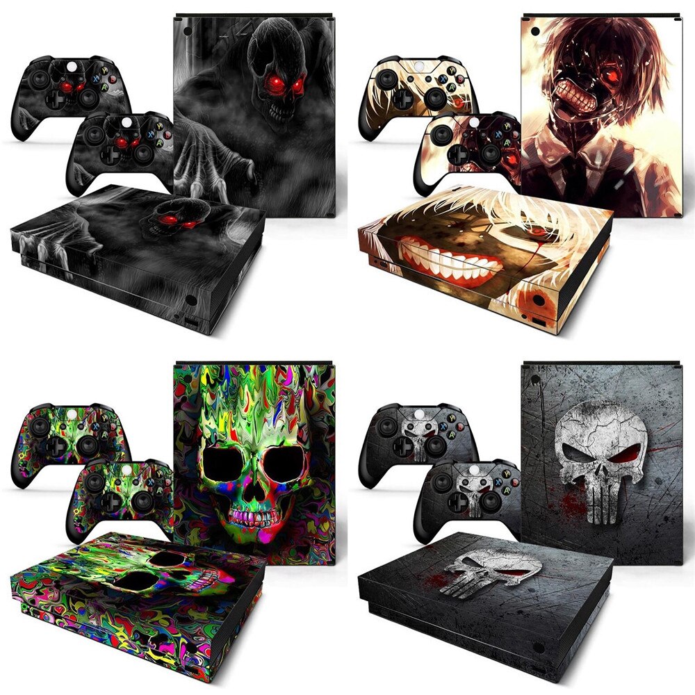 Game Full Cover Skin Console &amp; Controller Decal Stickers for Xbox One X Skin Stickers Vinyl