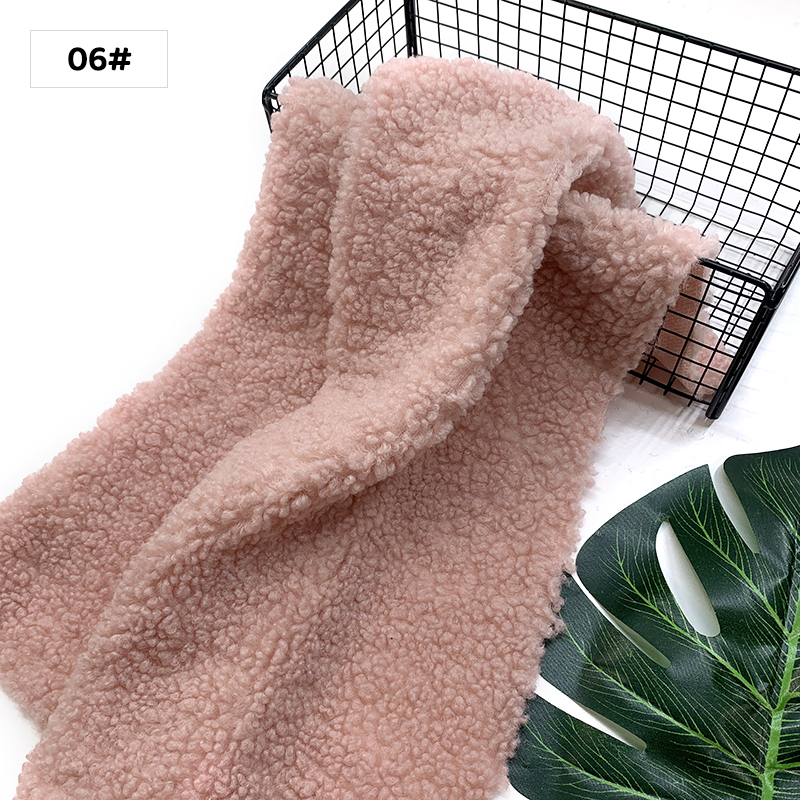 1 Uds., 45x50cm, nueva tela para peluche, felpa Granular suave, Material hecho a mano DIY, ropa, juguete, tela de lana de cordero,: green