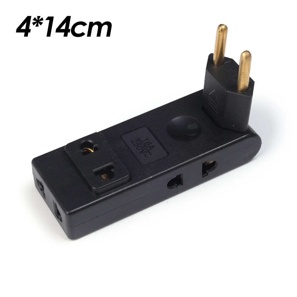 4 in 1 EU Electrical Socket 2500W Mexico Canada Rotation Plug Adapter Extension Power Converter Travel Adaptor AC Outlets: WHITE