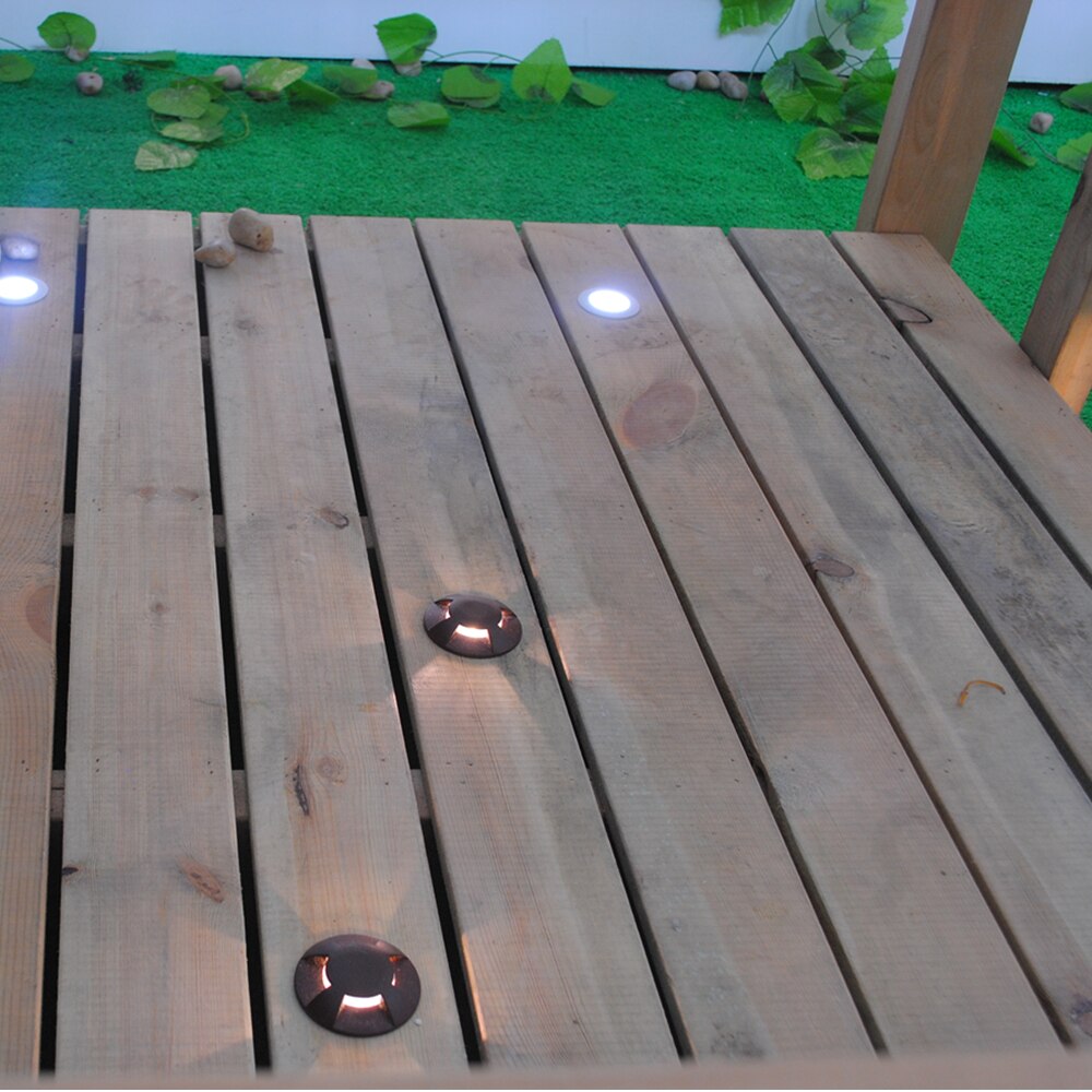 Wasserdichten Lampe für Garten Niederspannung LED Grundlicht Aluminium Einbautreppen Beleuchtung Terrasse Stelle IP67