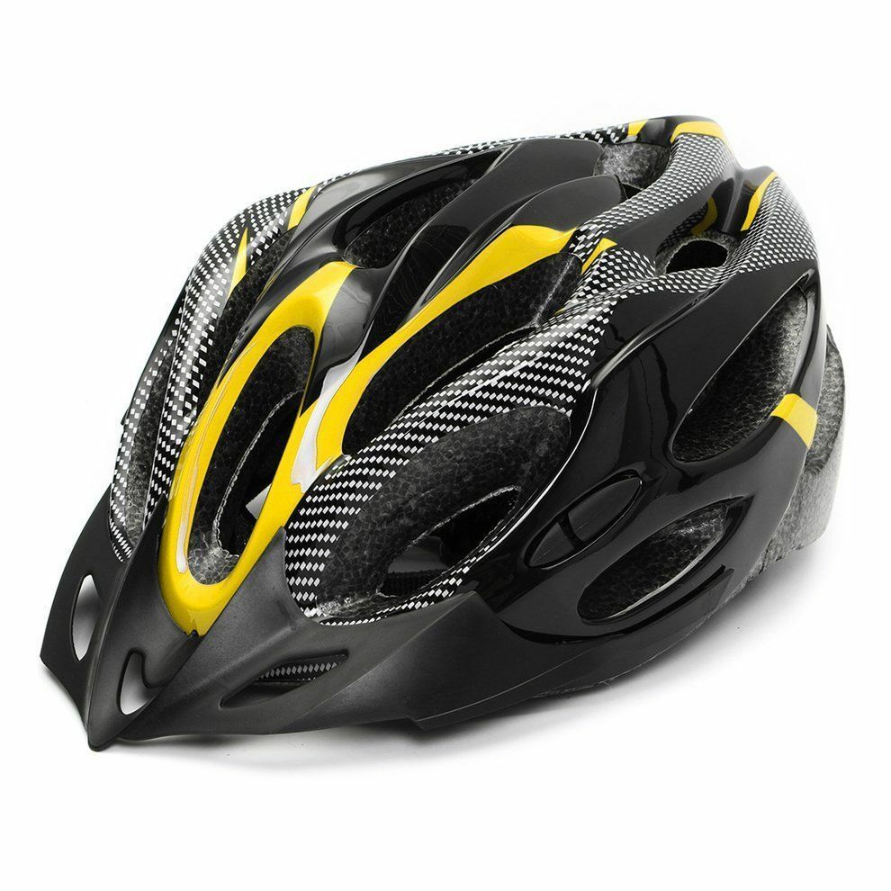vélo cyclisme casques mat hommes femmes unisexe casque de vélo montagne route vélos intégralement moulé cyclisme casquettes de sécurité: Jaune