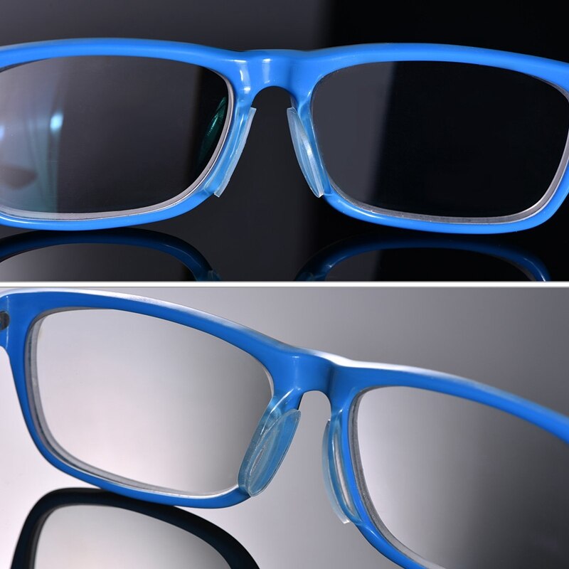 18 paar Brillen Nase Pads Gläser Klebstoff Silikon Anti-Unterhose Nosepads für Brillen Gläser Sonnenbrille (transparent, 1,5 Mm)