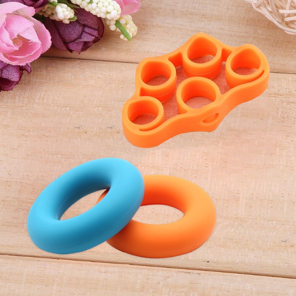 Dedo bandas elásticas de resistencia mano anillo de dedo potencia manual de formación bandas mano formación Camilla Ejercicio de tirar anillo bandas elásticas para Fitness