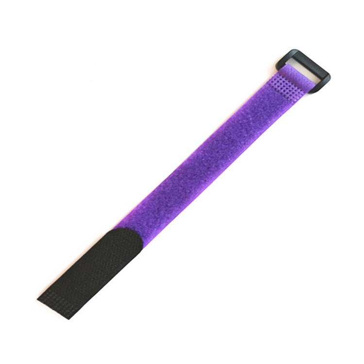 5 stücke 2*15cm umkehren schnalle Klett umreifung fahrrad schnalle Klett umreifung draht bindung Gurt: Violett