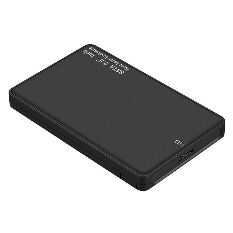 Strumento portatile di trasporto 2.5 Pollici esterno duro unità allegato USB 3.0 micro B per il 7-9.5 millimetri SATA HDD/SSD fino a 2 TB